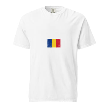 Romania Flag Tee | Minimal | Vexillum