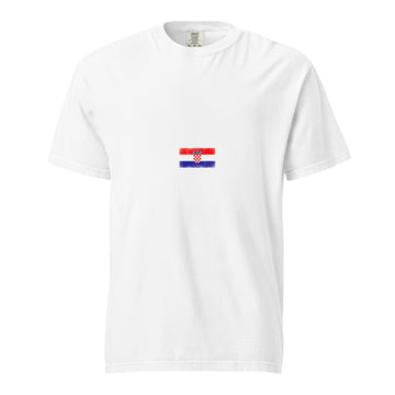 Croatia Flag Tee | Minimal | Vexillum