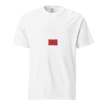 Morocco Flag Tee | Minimal | Vexillum