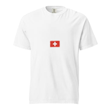 Switzerland Flag Tee | Minimal | Vexillum
