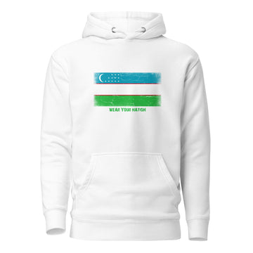 Uzbekistan Flag Hoodie | Vexillum