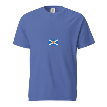 Scotland Flag Tee | Minimal | Unisex | Heavyweight Cotton