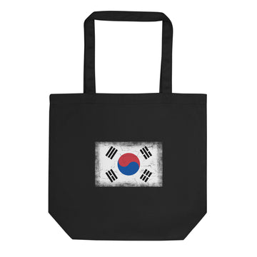 South Korea Flag Tote Bag | Organic Cotton