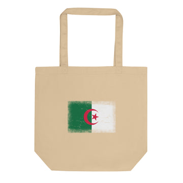 Algeria Flag Tote Bag | Organic Cotton