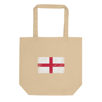 England Flag Tote Bag | Organic Cotton