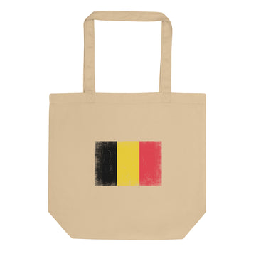 Belgium Flag Tote Bag | Organic Cotton