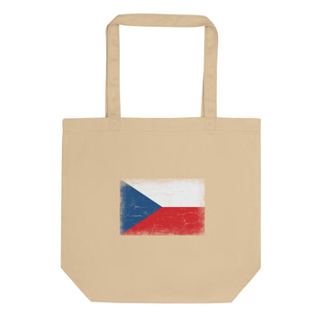 Czechia Flag Tote Bag | Organic Cotton