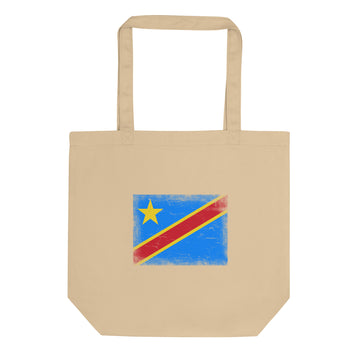 Congo Flag Tote Bag | Organic Cotton