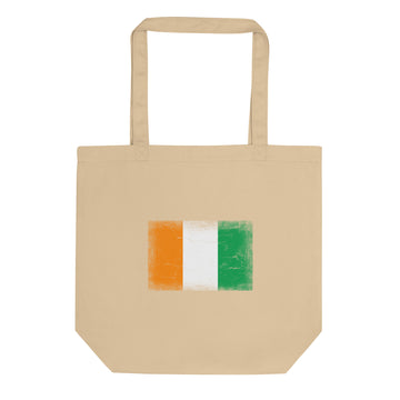 Côte d'Ivoire Flag Tote Bag | Organic Cotton