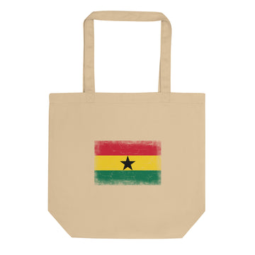 Ghana Flag Tote Bag | Organic Cotton