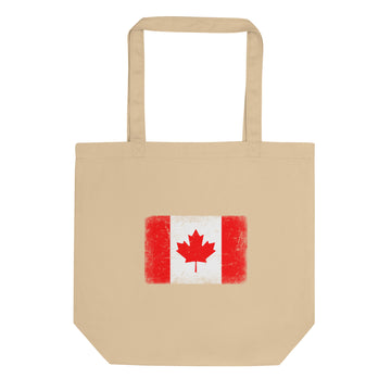 Canada Flag Tote Bag | Organic Cotton