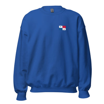 Panama Flag Crew Sweatshirt | Front | Unisex | Classic Fleece