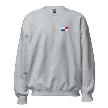 Panama Flag Crew Sweatshirt | Front | Unisex | Classic Fleece
