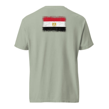 Egypt Flag Tee | Back Print | Unisex | Heavyweight Cotton