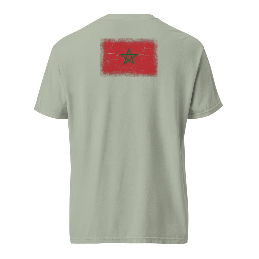 Morocco Flag Tee — Back — Bay