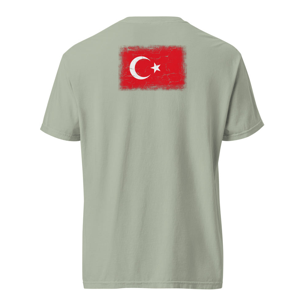 Türkiye Flag Tee — Back — Bay