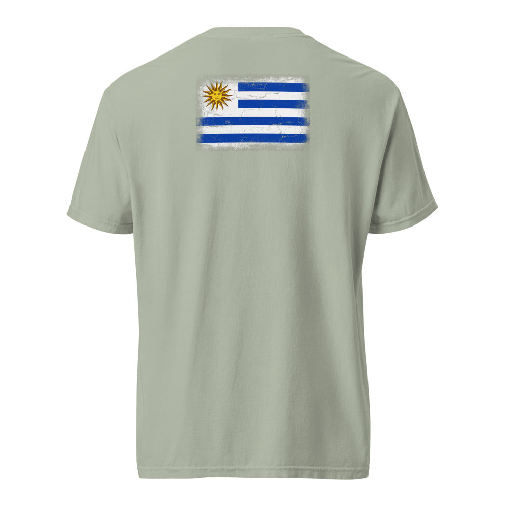 Uruguay Flag Tee — Back — Bay
