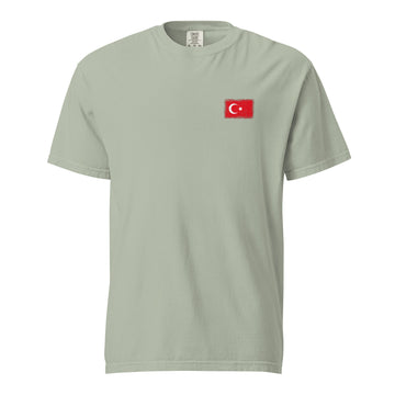 Turkey Flag Tee | Front | Unisex | Heavyweight Cotton