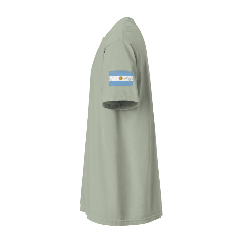 Argentina Flag Tee — Sleeve — Bay