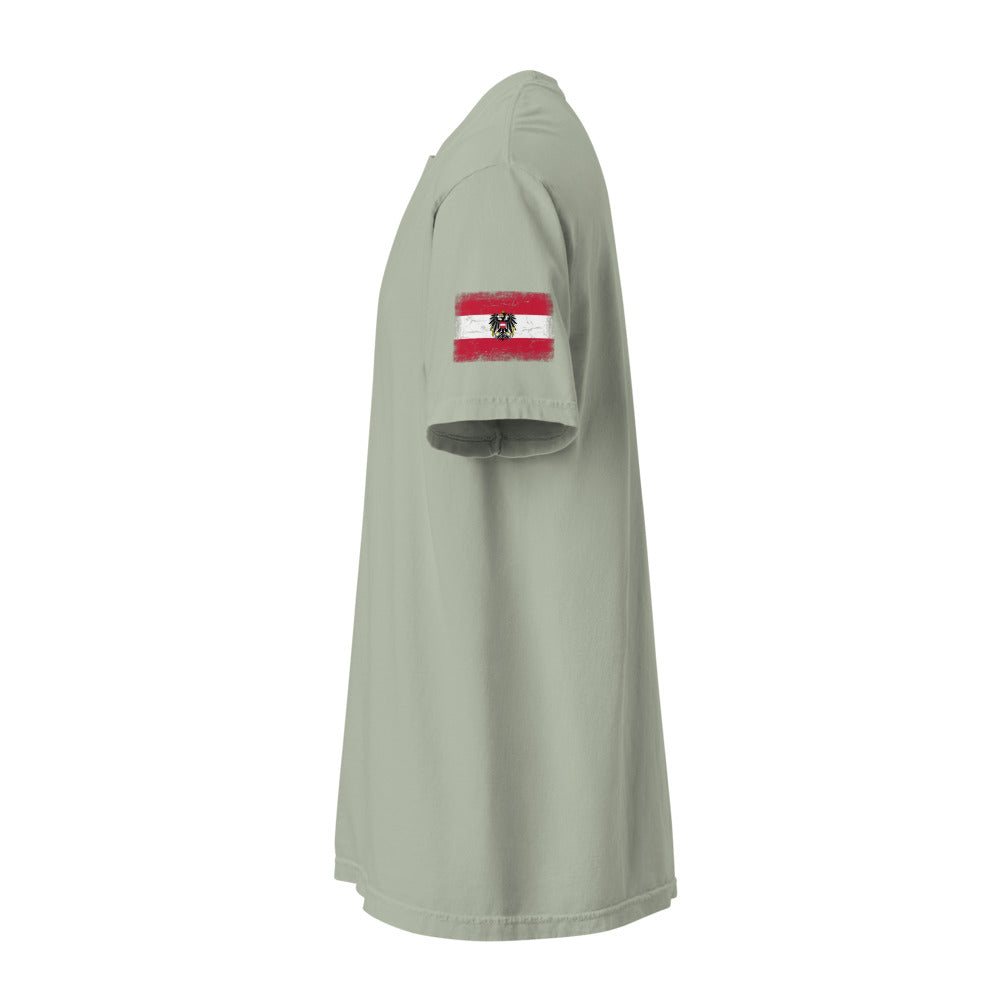 Austria Flag Tee — Sleeve — Bay