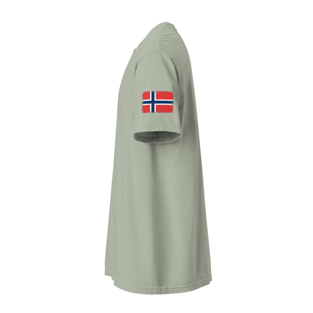 Norway Flag Tee — Sleeve — Bay