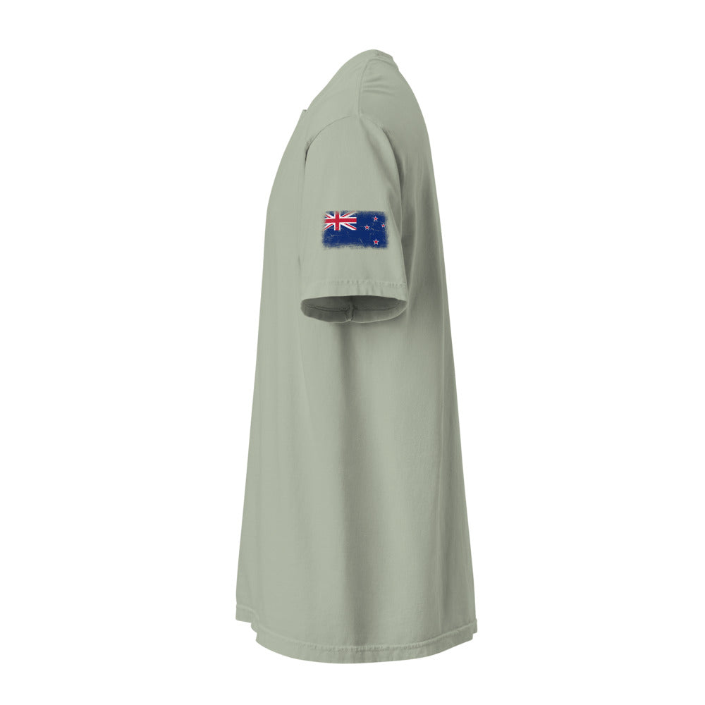 New Zealand Flag Tee — Sleeve — Bay