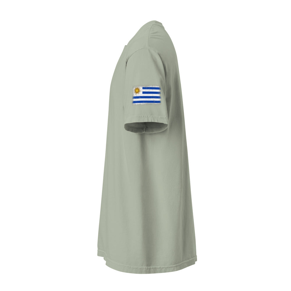 Uruguay Flag Tee — Sleeve — Bay