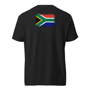 South Africa Flag Tee | Back Print | Unisex | Heavyweight Cotton