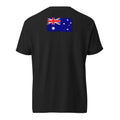 Australia Flag Tee — Back — Black