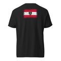 Austria Flag Tee — Back — Black