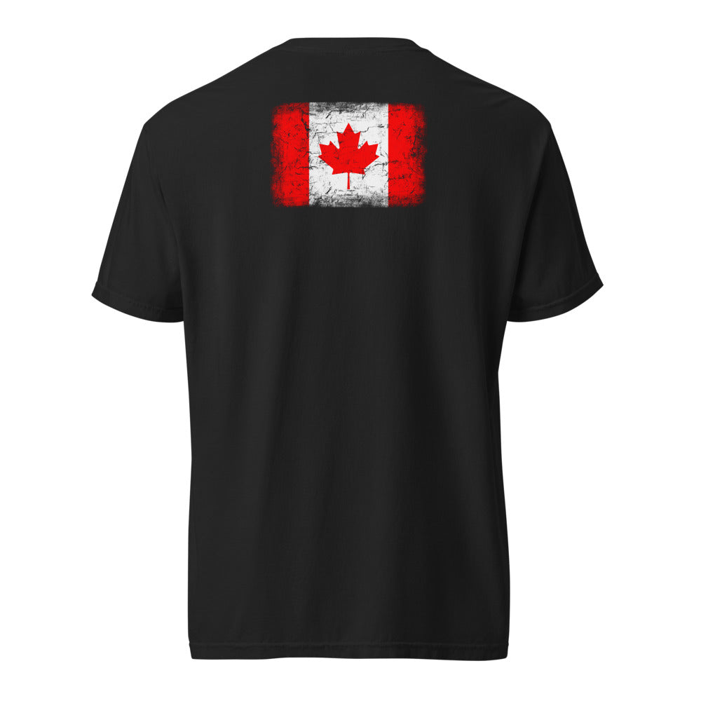 Canada Flag Tee — Back — Black