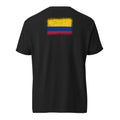 Colombia Flag Tee — Back — Black