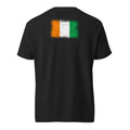 Côte d'Ivoire Flag Tee — Back — Black