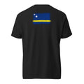 Curacao Flag Tee — Back — Black