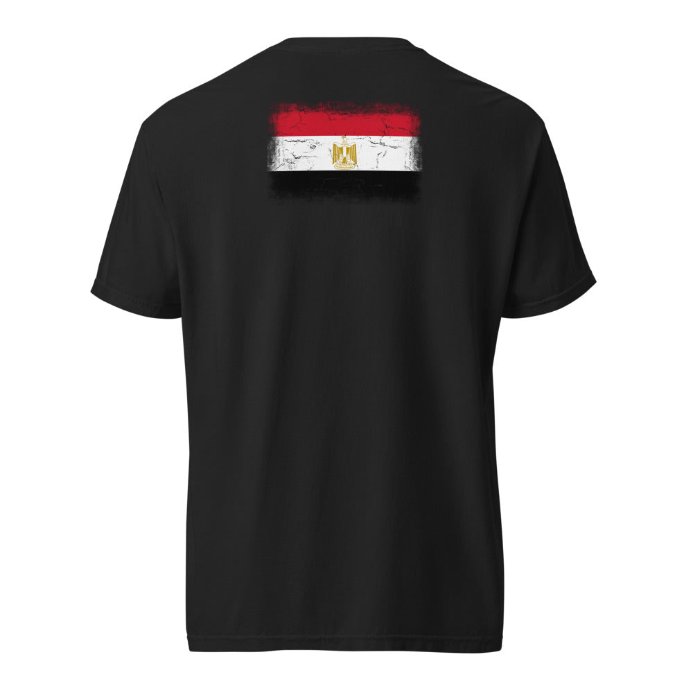 Egypt Flag Tee — Back — Black