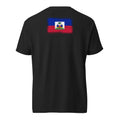 Haiti Flag Tee — Back — Black