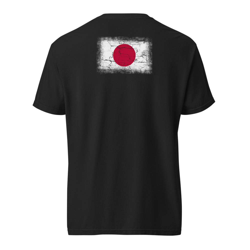 Japan Flag Tee — Back — Black