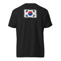 South Korea Flag Tee — Back — Black