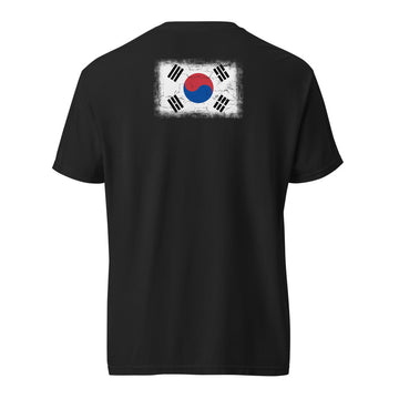 South Korea Flag Tee | Back Print | Unisex | Heavyweight Cotton