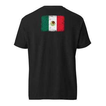 Mexico Flag Tee | Back Print | Unisex | Heavyweight Cotton