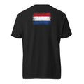 Netherlands Flag Tee — Back — Black