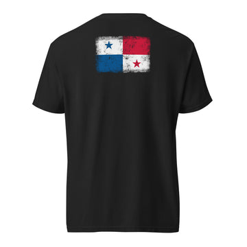 Panama Flag Tee | Back Print | Unisex | Heavyweight Cotton