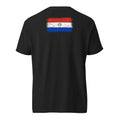 Paraguay Flag Tee — Back — Black