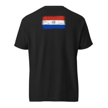 Paraguay Flag Tee | Back Print | Unisex | Heavyweight Cotton
