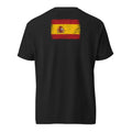 Spain Flag Tee — Back — Black