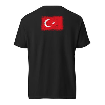 Türkiye Flag Tee | Back Print | Unisex | Heavyweight Cotton