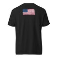 USA Flag Tee — Back — Black