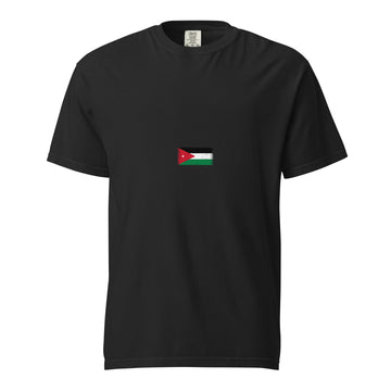 Jordan Flag Tee | Minimal | Unisex | Heavyweight Cotton