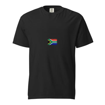South Africa Flag Tee | Minimal | Unisex | Heavyweight Cotton
