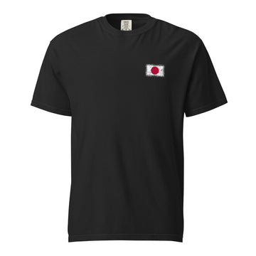 Japan Flag Tee | Front | Unisex | Heavyweight Cotton